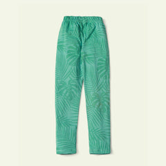 Green Printed Tights - Her