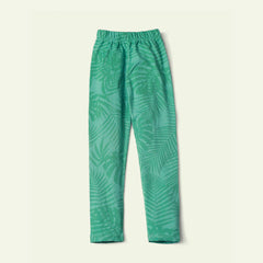 Green Printed Tights - Her