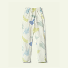 White Printed Tights - Her