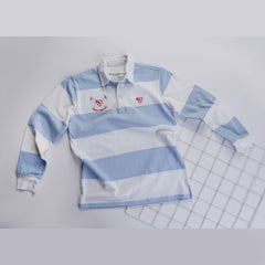 Blue & White Polo - Him