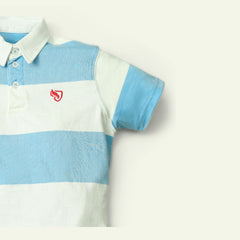 Blue/White Polo - Him