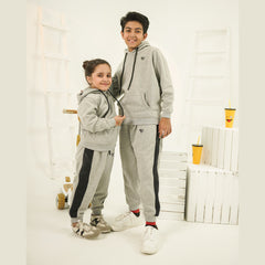 Grey Black Signature Hoodie & Trouser - Him/Her