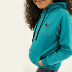 Turquoise Pull Over Hoodie - Him/Her